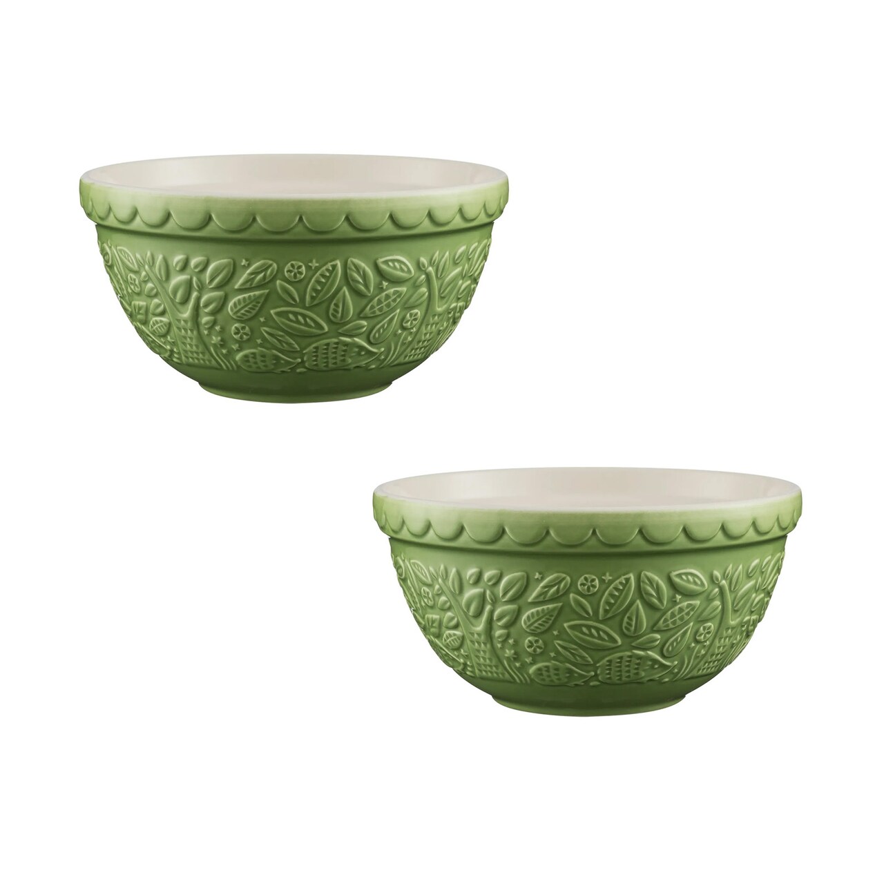 Mason Cash In The Forest Hedgehog Size 30 Mixing Bowl, 1.15 Quart, Set of 2